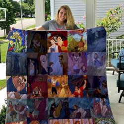 Beauty And The Beast 1 Quilt Blanket and Home Decor