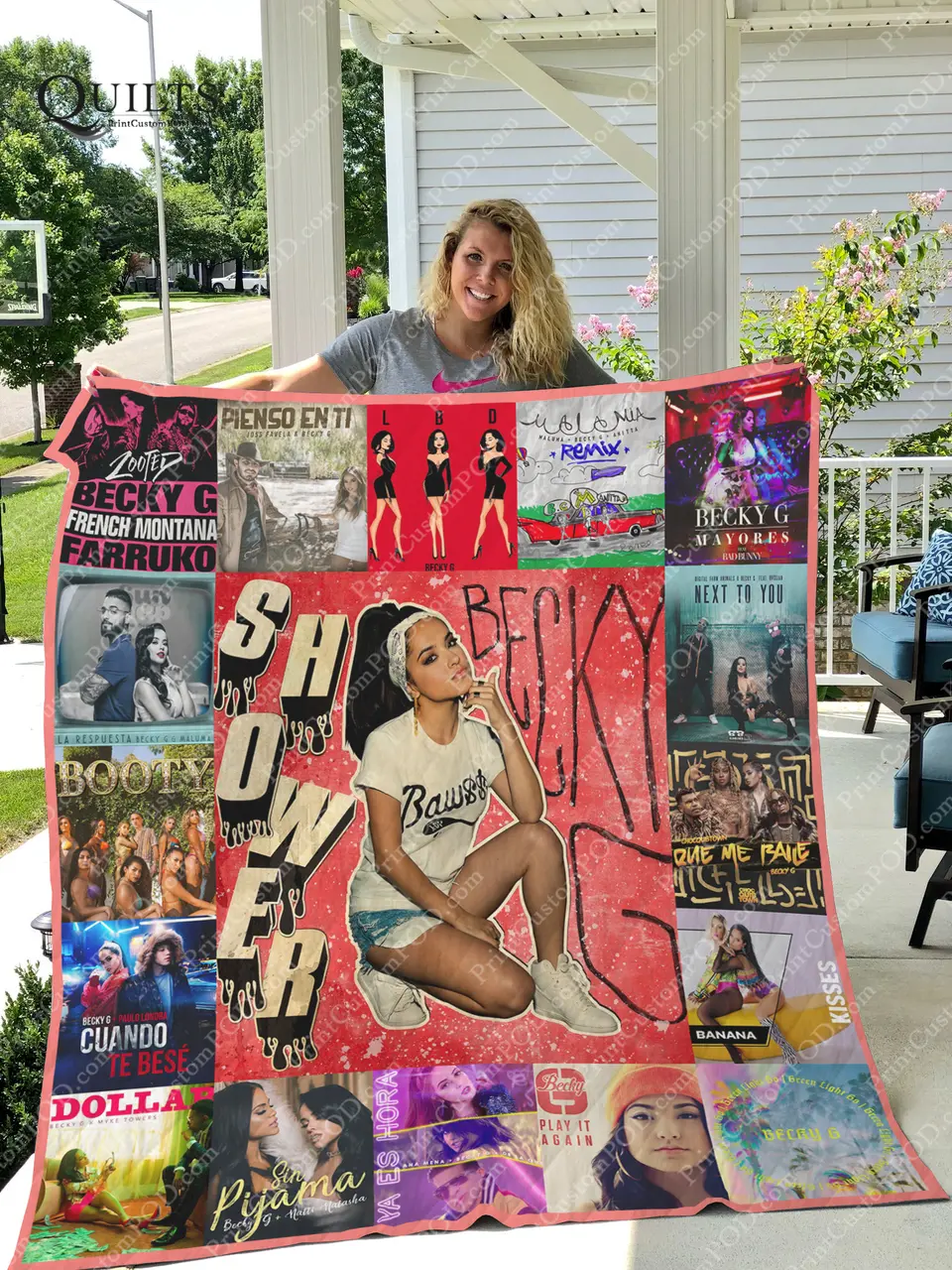 Becky G Albums Quilt Blanket For Fans Ver 17 and Home Decor
