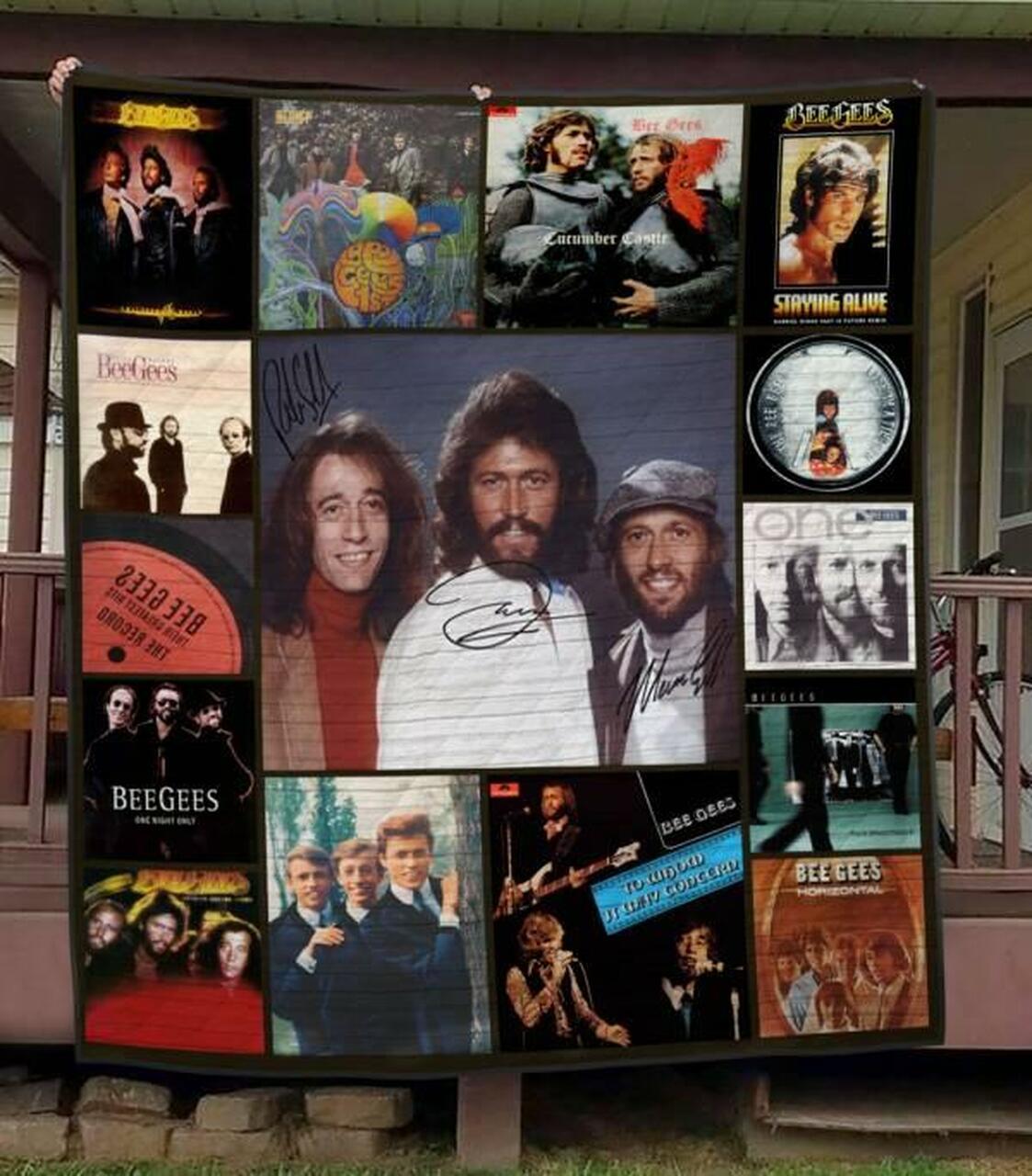 Bee Gees Quilt Blanket Hvt310509 Quilt and Home Decor