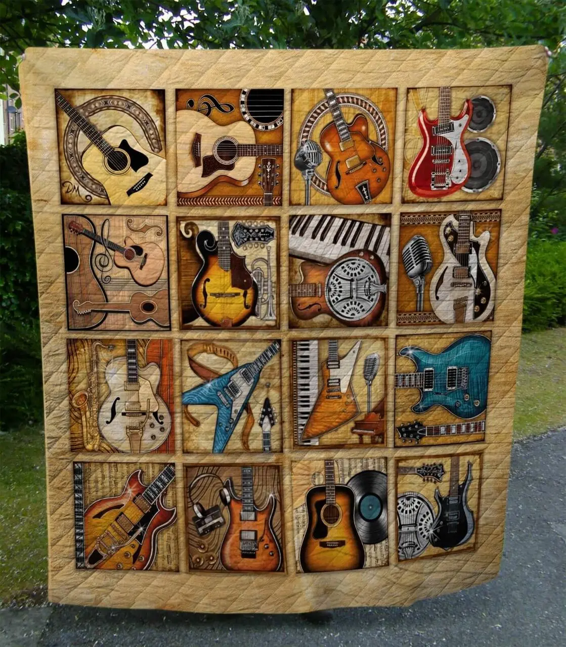 Bee God Bless Our Garden U Quilt Ol and Home Decor
