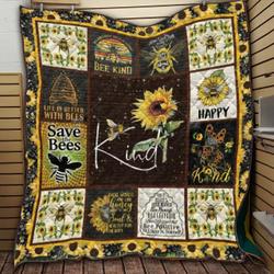 Bee Greatful NTTH011302 3D Customized Quilt and Home Decor
