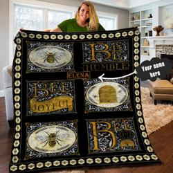 Bee Personalized Quilt Blanket Lml030611Dt and Home Decor