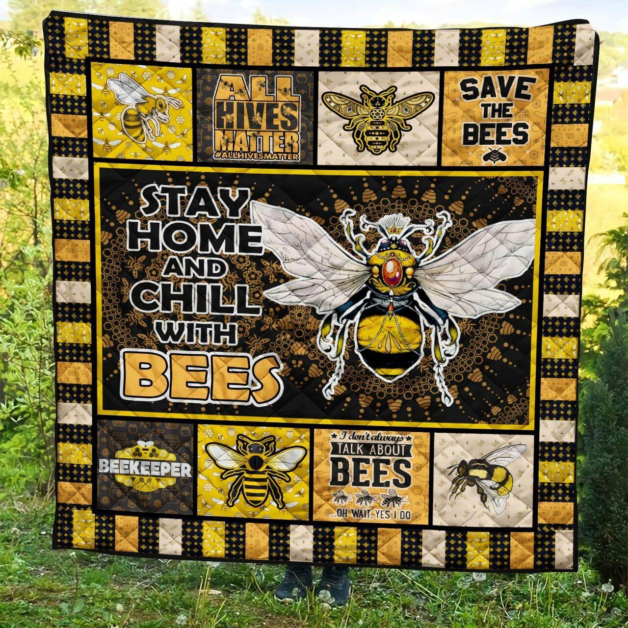 Bee Quilt Blanket BBB070510HT and Home Decor