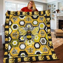Bee Quilt Blanket BBB080513HT and Home Decor