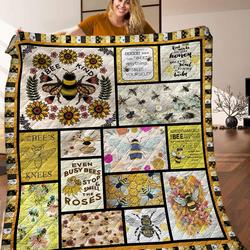 Bee Quilt Blanket C9B290503Dl and Home Decor
