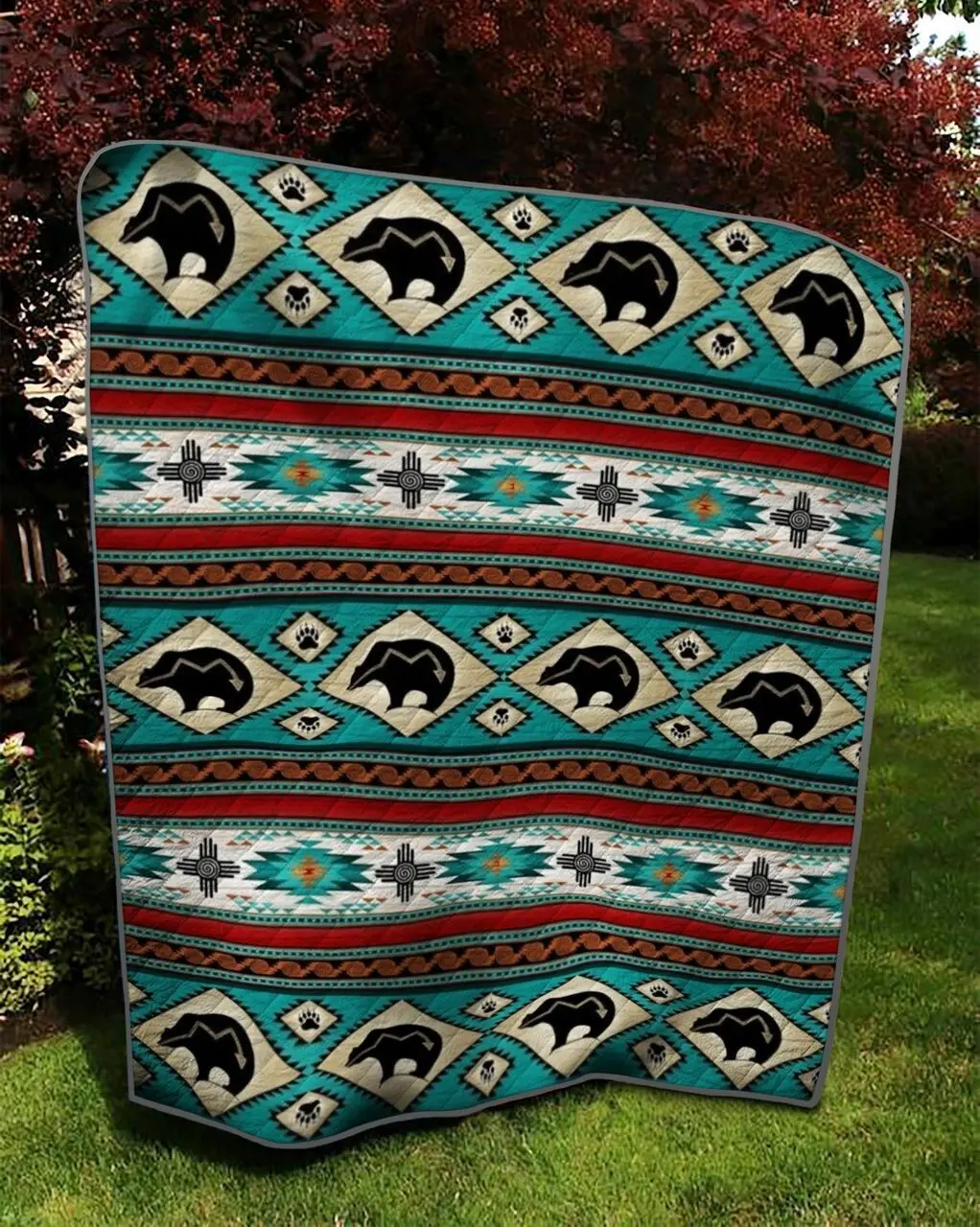 Bee Quilt Blanket and Home Decor