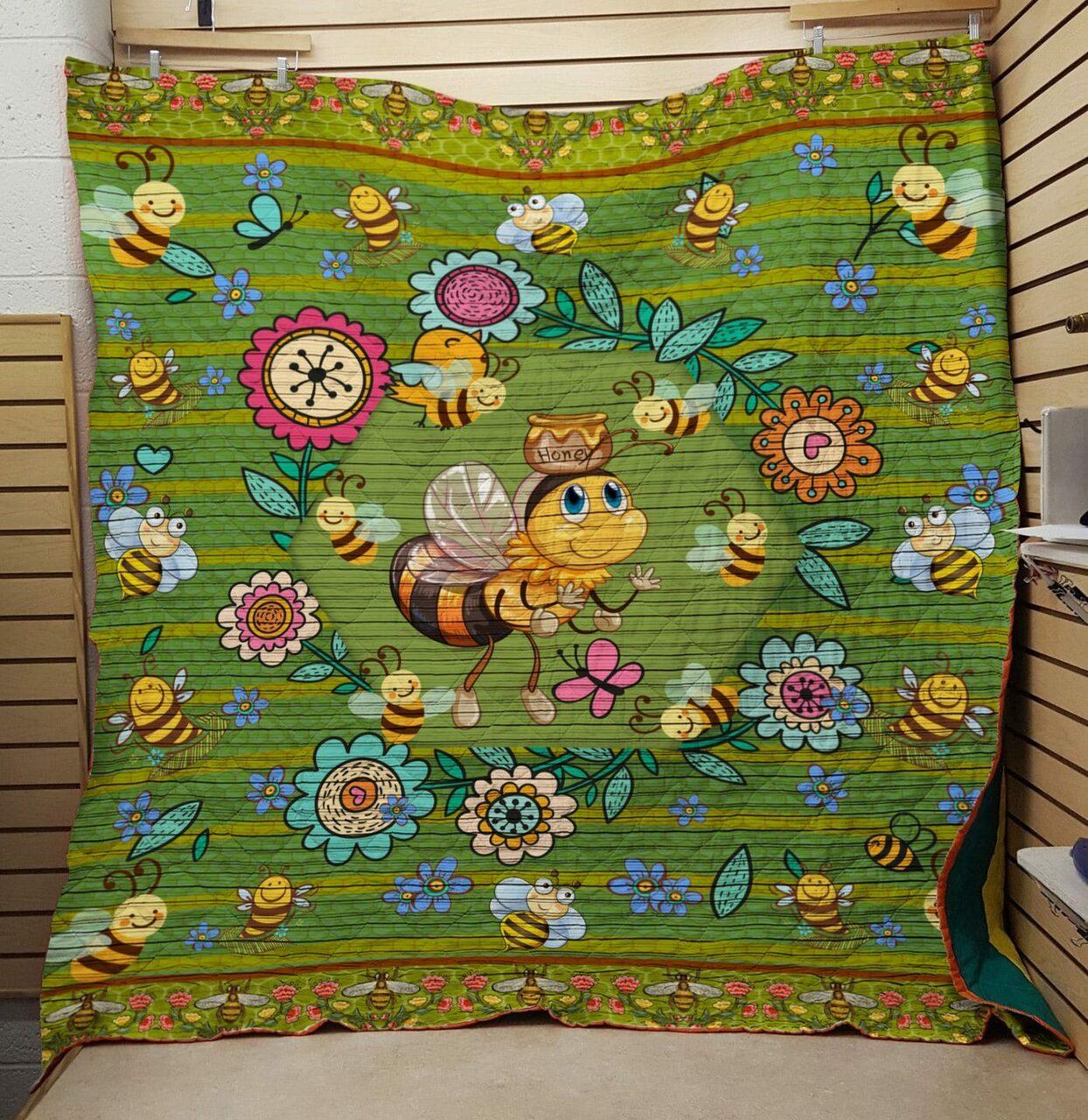 Bee Quilt Fabric and Home Decor