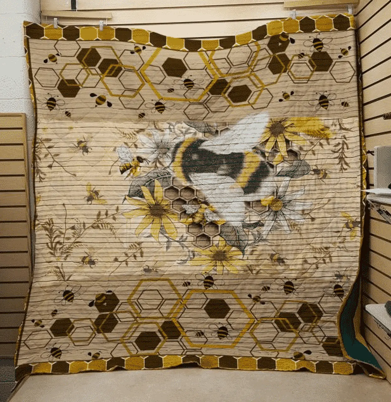 Bee Sweat But Psycho 3D Customized Quilt and Home Decor
