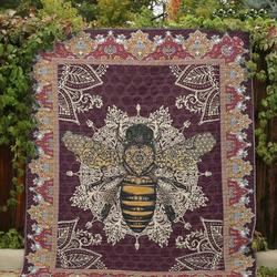 Bee Vcb Quilt Derquq and Home Decor