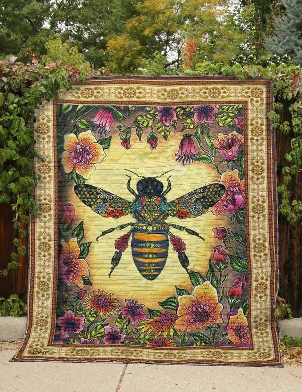 Bee Vcb Quilt Derqvk and Home Decor