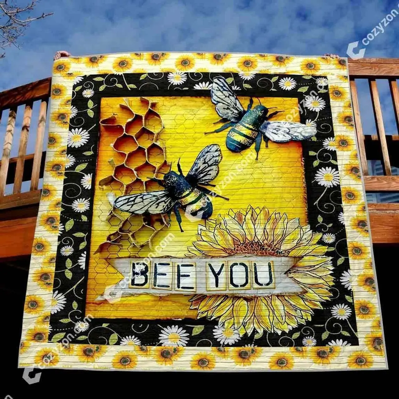 Bee You DHCDHC DT2210 Quilt Blanket and Home Decor