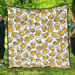 Beer Design Pattern DHCDHC DT1910 Quilt Blanket and Home Decor