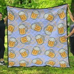 Beer Pattern DHCDHC DT1910 Quilt Blanket and Home Decor
