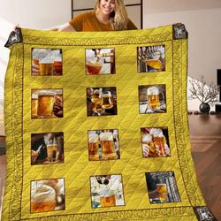 Beer Quilt Blanket C9B030312MI and Home Decor