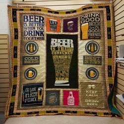 Beer Quilt and Home Decor