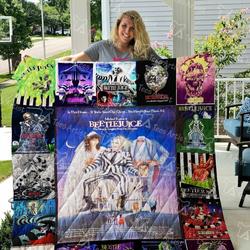Beetlejuice Quilt Blanket 0642 and Home Decor