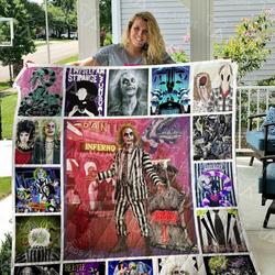 Beetlejuice Quilt Blanket 0696 and Home Decor