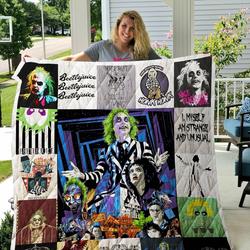 Beetlejuice Quilt Blanket and Home Decor