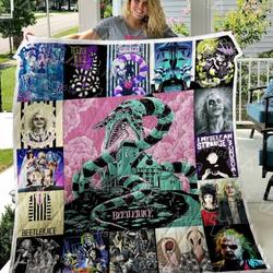 Beetlejuice Quilt Blanket  Limited Quilt Blanket and Home Decor