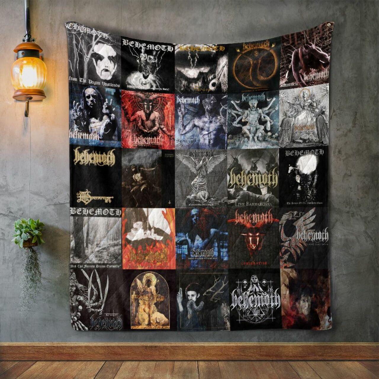 Behemoth Album Covers Quilt Blanket and Home Decor