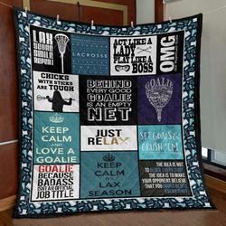 Behind Very Good Goalie Lacrosse Women Vb Quilt Yy90523 Fuct1409 and Home Decor