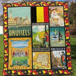 Belgium Bi030705B Tbg Quilt Blanket and Home Decor