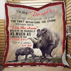 Believe In Yourself My Daughter Quilt Blanket ABC07113479 and Home Decor