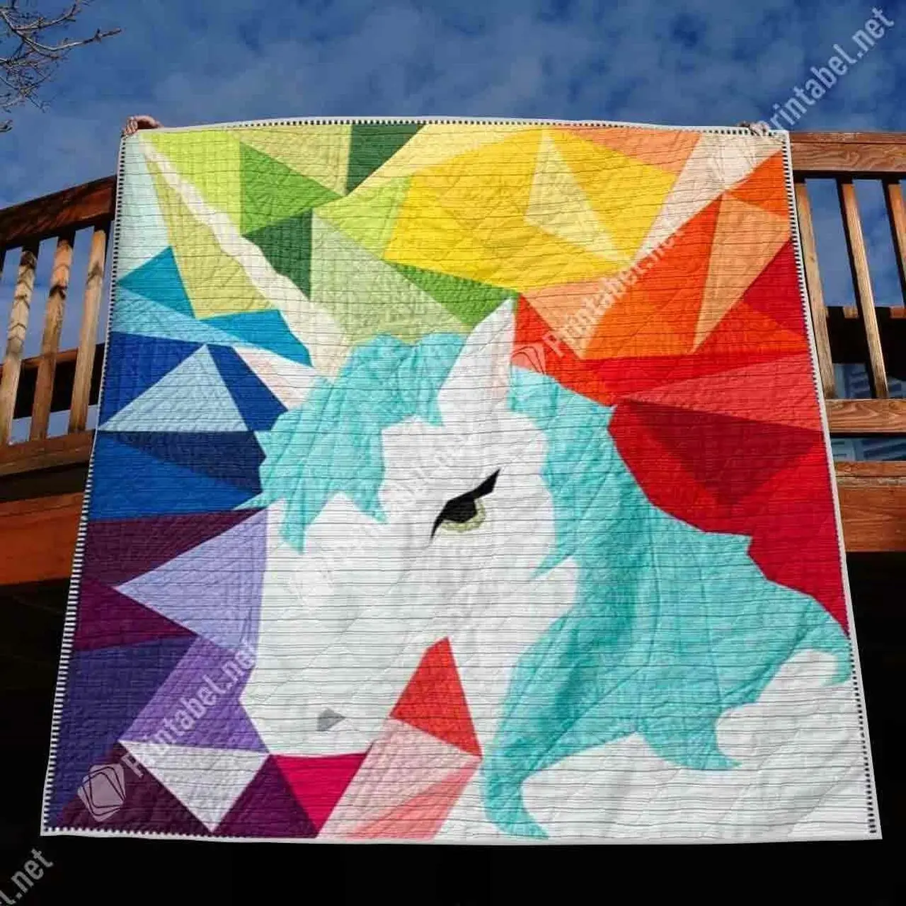 Believe Unicorn DHCDHC DT0910 Quilt Blanket and Home Decor