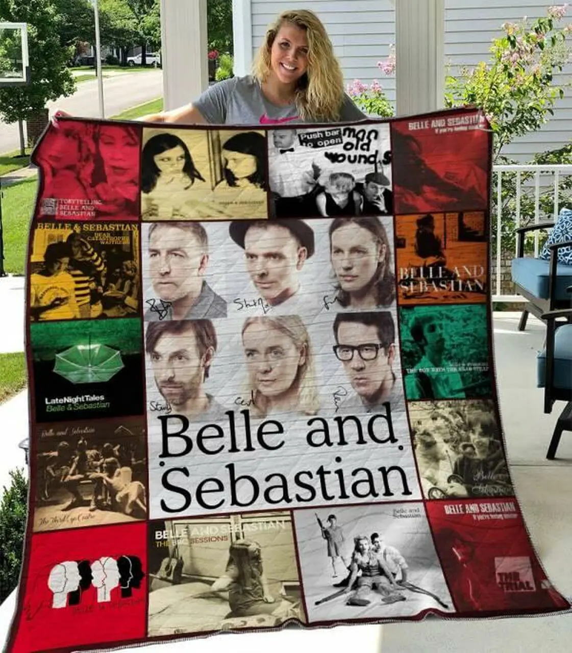Belle And Sebastian Quilt Blanket M240504 Quilt and Home Decor
