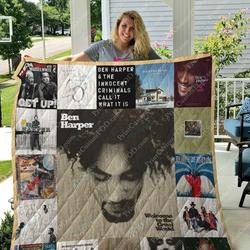 Ben Harper Albums Quilt Blanket For Fans Ver 17 and Home Decor