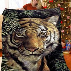 Bengal Tiger Jfj Quilt Qq and Home Decor