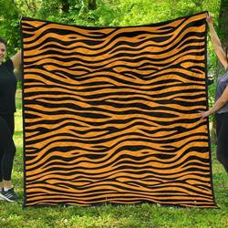 Bengal Tigers Skin Print Pattern Background DHCDHC DT1910 Quilt Blanket and Home Decor