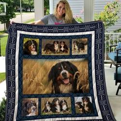 Bernese Mountain Dog 3D Customized Quilt Blanket 1919 and Home Decor