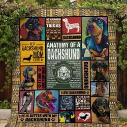Best Dachshund Mom Ever Quilt and Home Decor