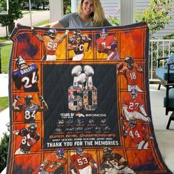 Best Gifts For Christmas -Broncos Quilt Blanket - Ll and Home Decor