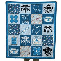 Best Nurse Life Quilt For Nurse and Home Decor