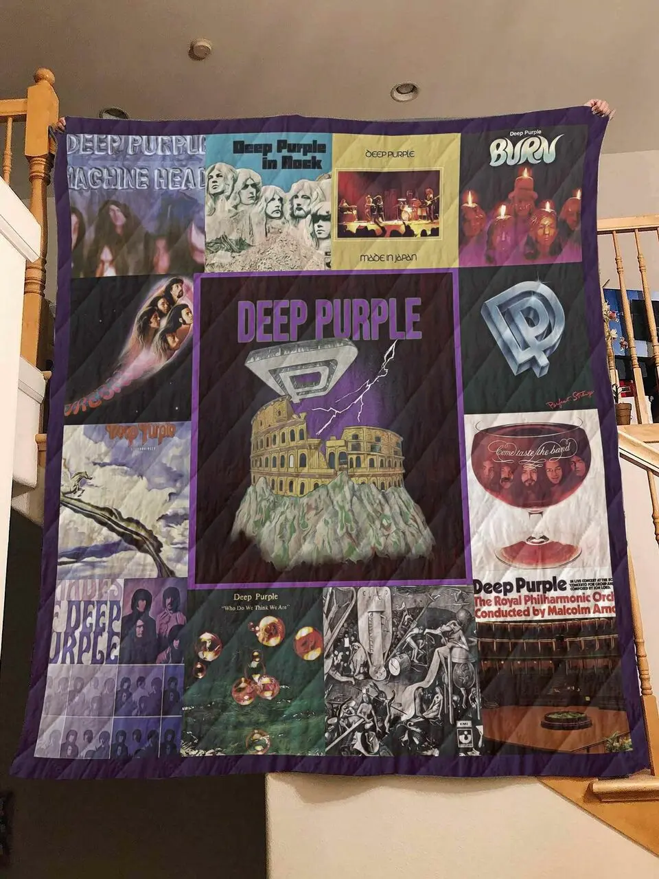 Best Of Deep Purple Blanket Th0507 Quilt and Home Decor