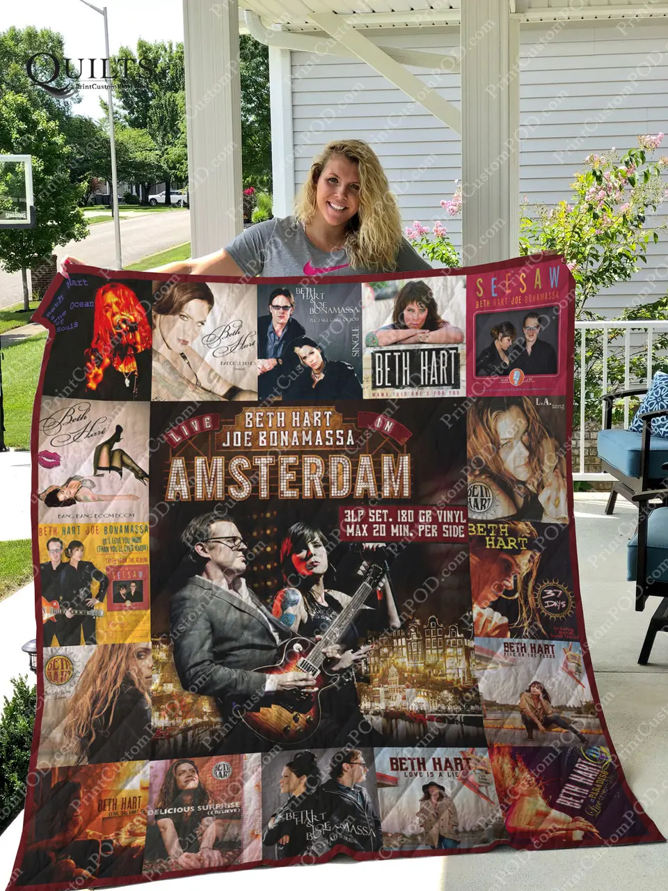 Beth Hart Albums Quilt Blanket For Fans Ver 17 and Home Decor