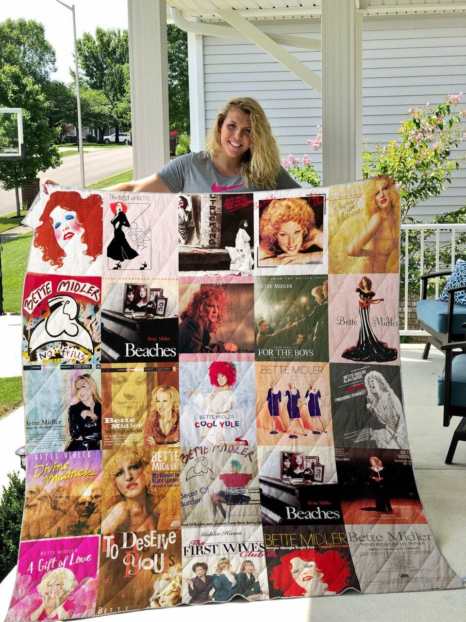 Bette Midler Quilt and Home Decor