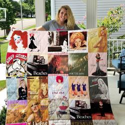 Bette Midler Quilt and Home Decor