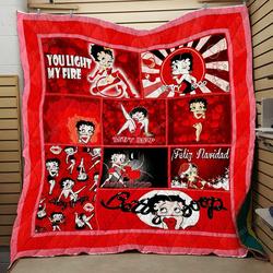 Betty Boop Ver 10 All Season Plus Size Quilt Blanket and Home Decor