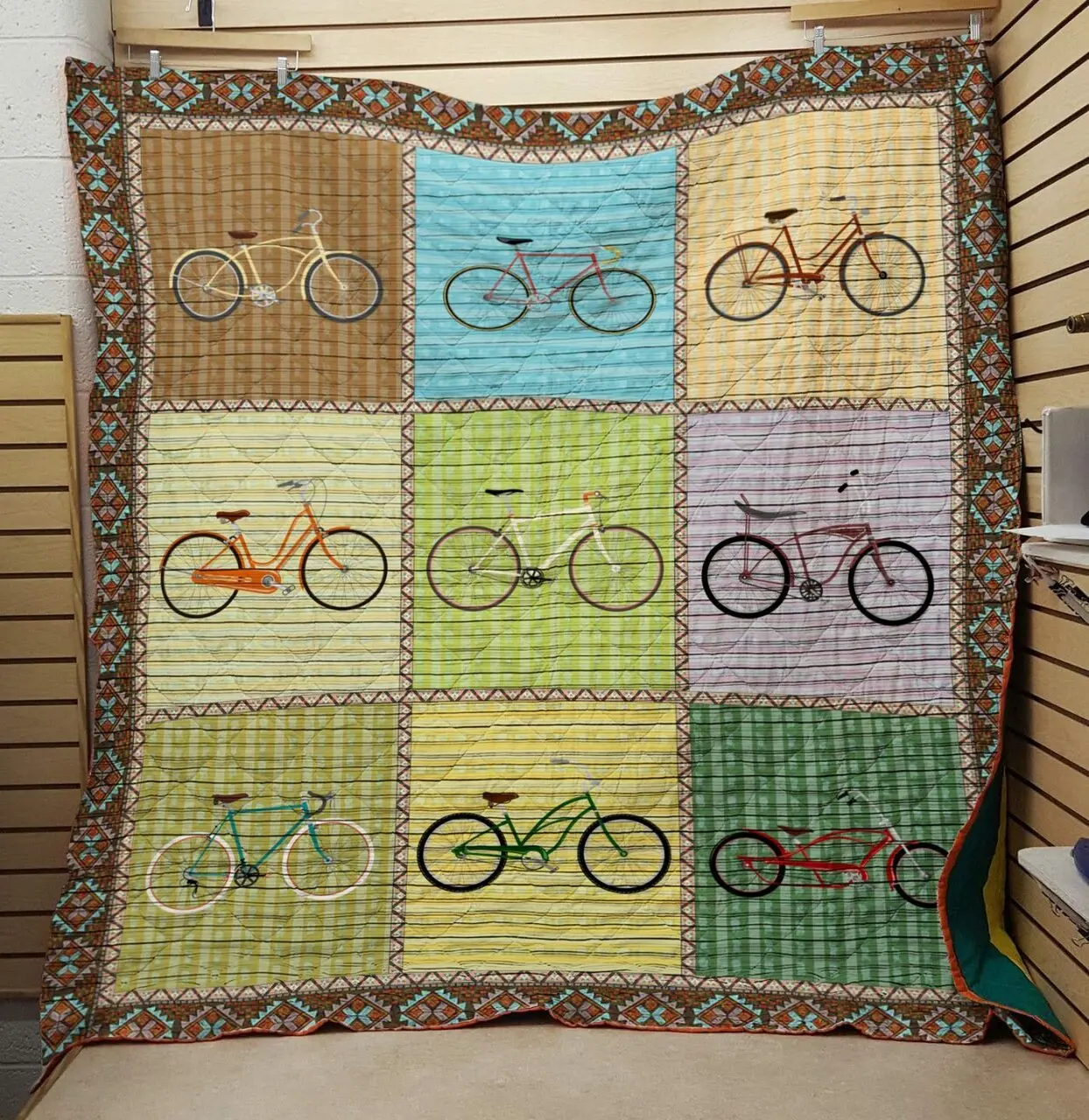 Bicycle 1 Quilt and Home Decor