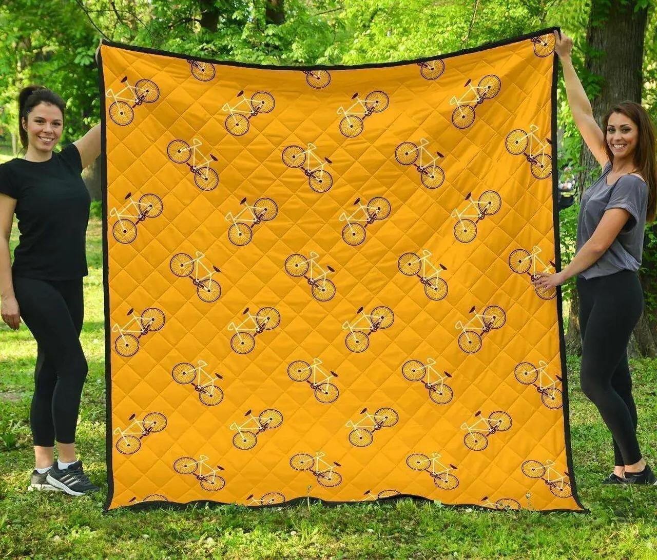 Bicycle Cl12100067Mdq Quilt Blanket and Home Decor