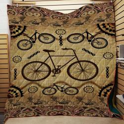 Bicycle K13V22 3D Customized Quilt and Home Decor