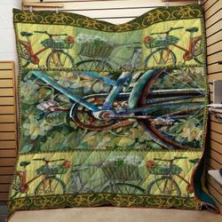 Bicycle K13V23 3D Customized Quilt and Home Decor