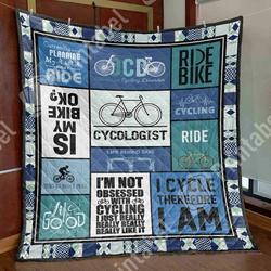 Bicycle K13V66 3D Customized Quilt and Home Decor