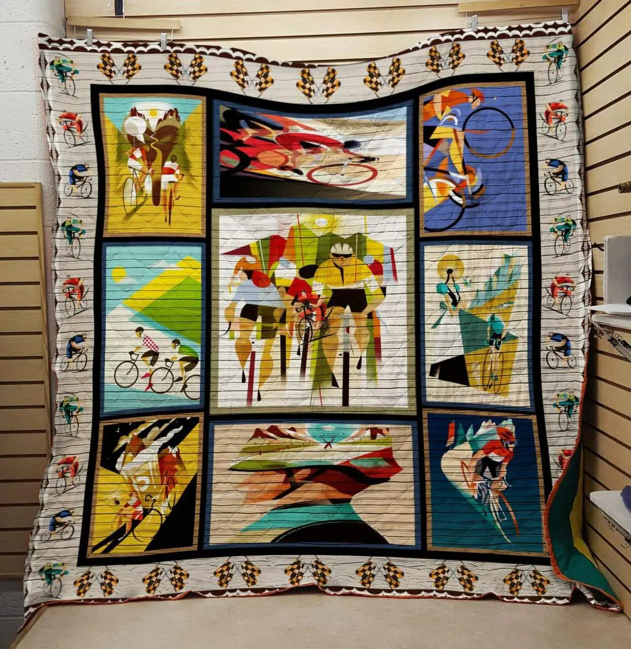 Bicycle Quilt and Home Decor