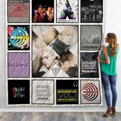 Big Bang Albums Quilt Blanket For Fans Ver 13 and Home Decor