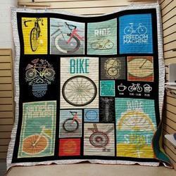 Bike Skull Quilt Blanket  Quilt and Home Decor
