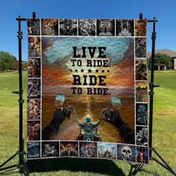 Biker Td2809071 Quilt Blanket and Home Decor